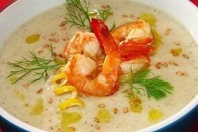 Garnelensuppe für Potenz